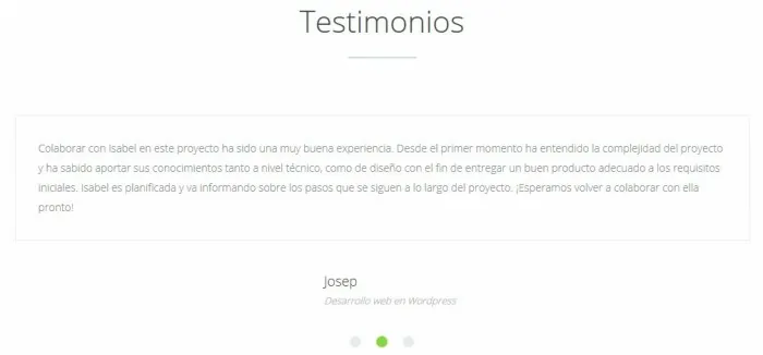testimonios