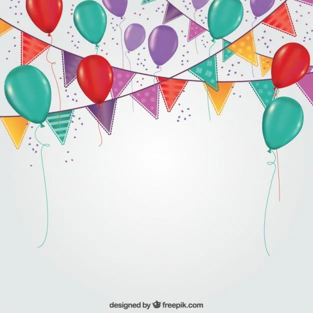 banderas-y-globos-vector