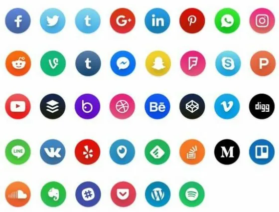 iconos redes sociales cssauthor
