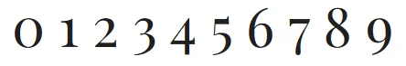 playfair display numeros