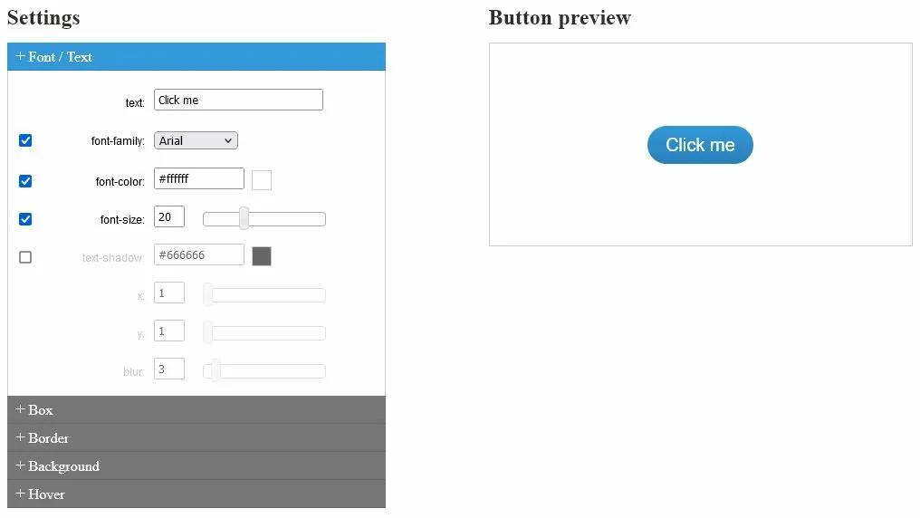 CSS Button Generator CSS Button Generator