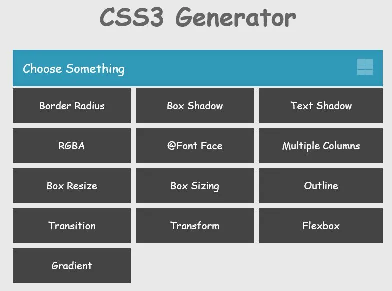 CSS3 Generator CSS3 Generator