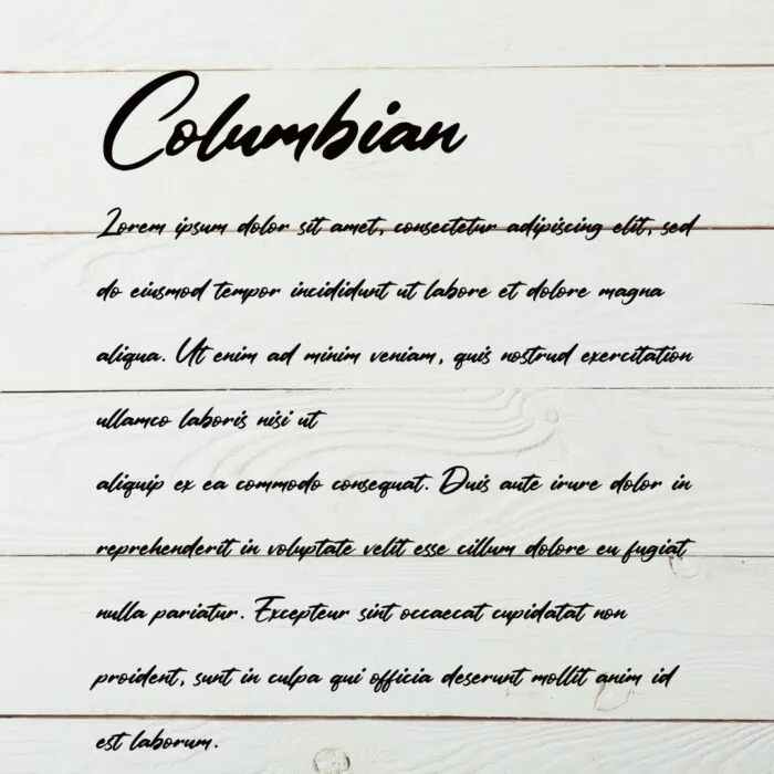 columbian columbian