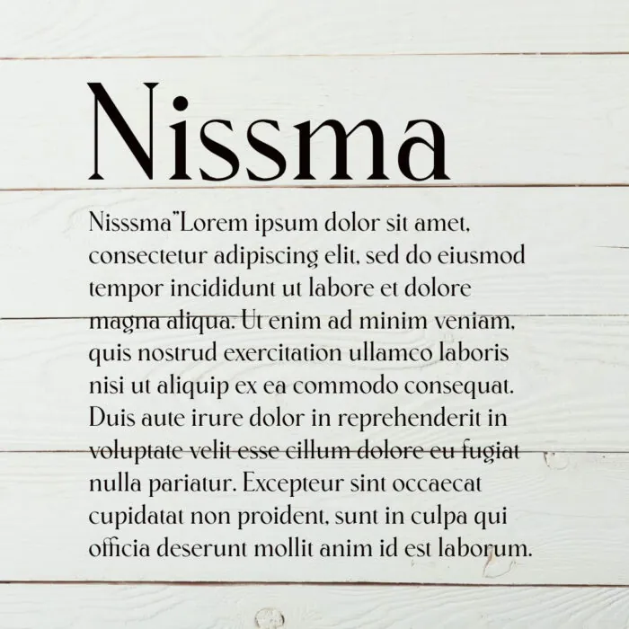 nissma nissma
