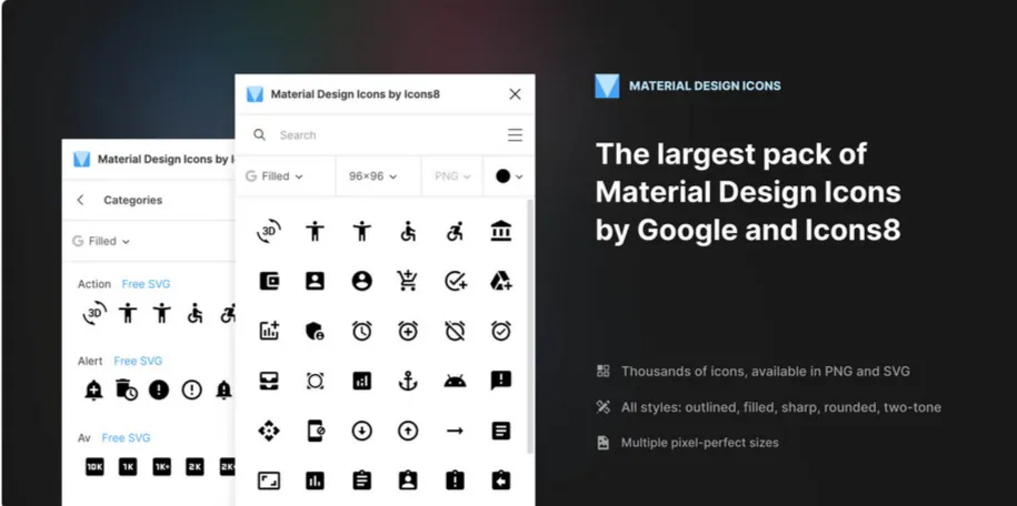 Material Design Icons Figma Community