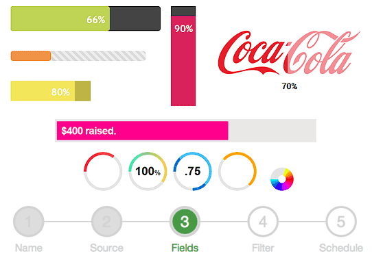 barras de progreso con jquery
