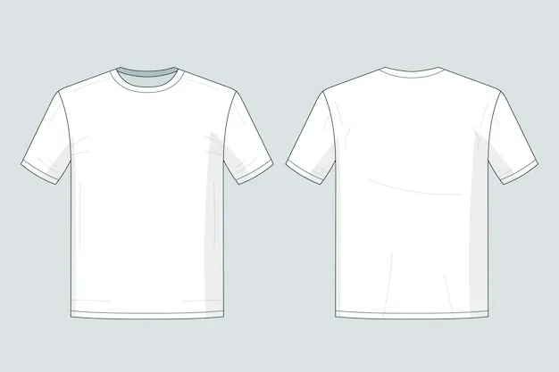 camisetas blancas para disenar en vector y gratis