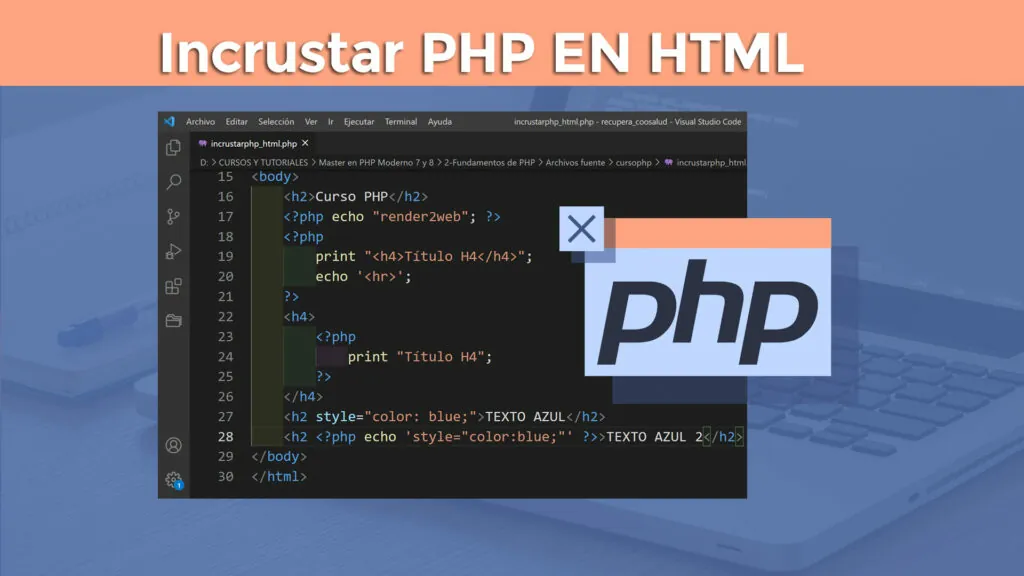 codigos de php para insertar en una pagina web