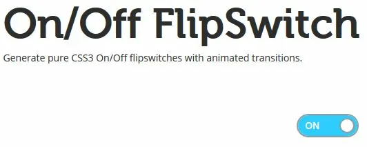 como crear botones tipo on off con css3