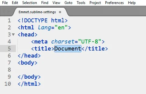 conoce una forma mas rapida de escribir codigo html y css con sublime text 3