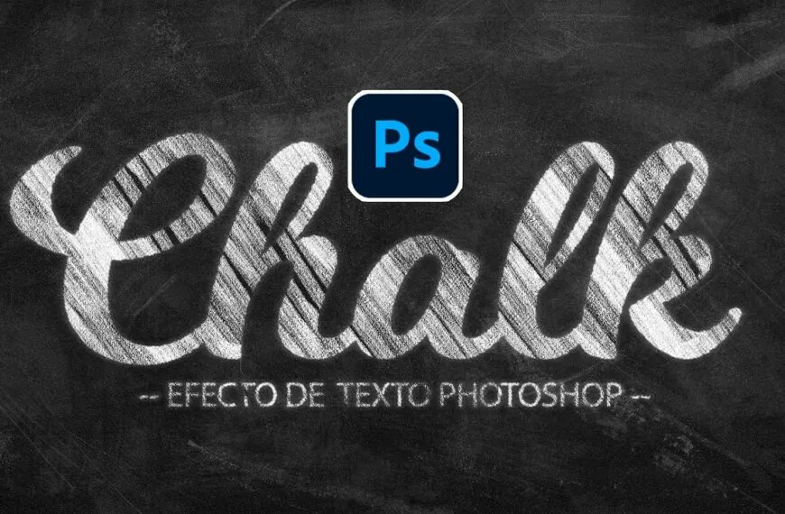 efecto texto tiza con photoshop