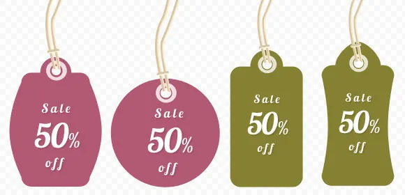 etiquetas con precios en psd gratis