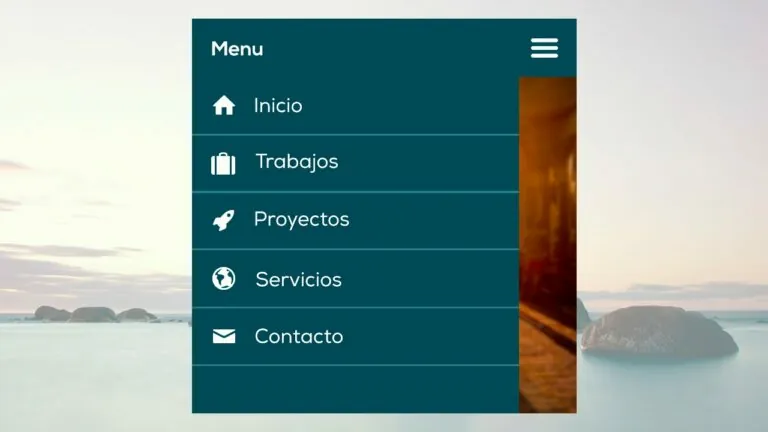 menus para diseno web responsive
