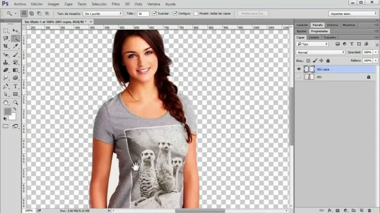 photoshop quitar el fondo de una fotografia