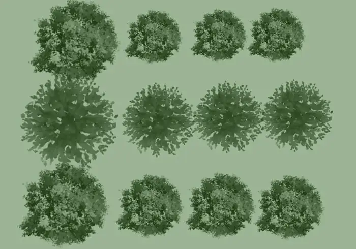 pinceles de arboles para photoshop