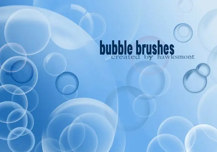 pinceles de burbujas para photoshop