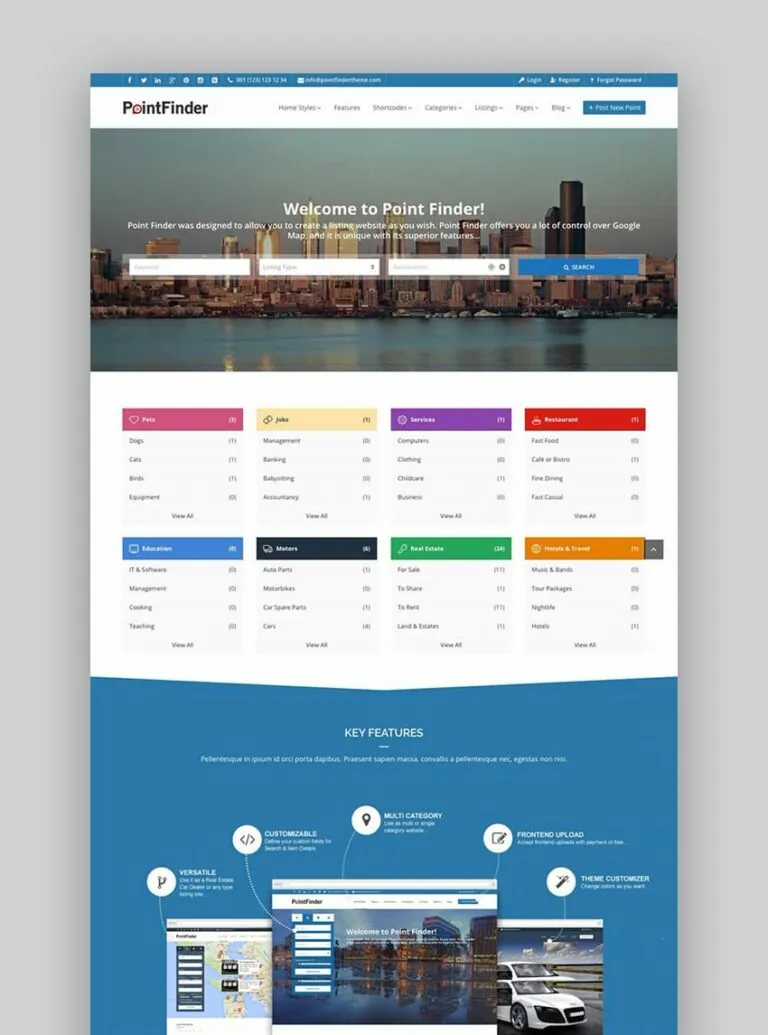 populares temas wordpress tipo directorio