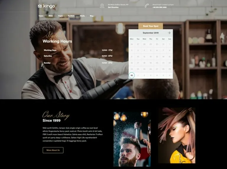temas wordpress para peluquerias