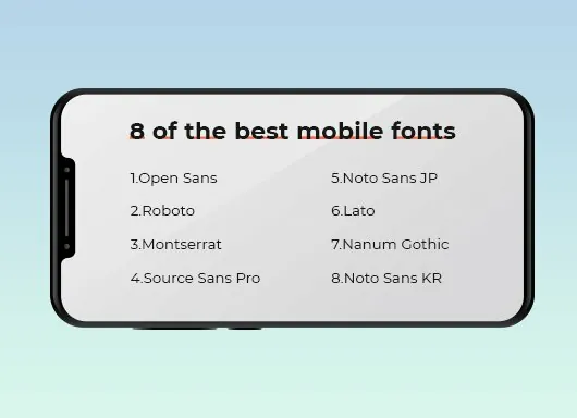 tipografias legibles para moviles