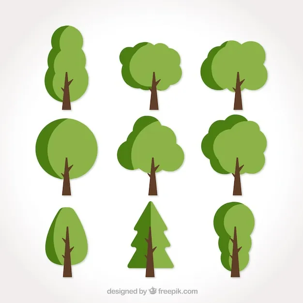 vectores de arboles para descargar gratis