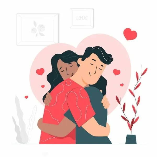 vectores de parejas de enamorados gratis