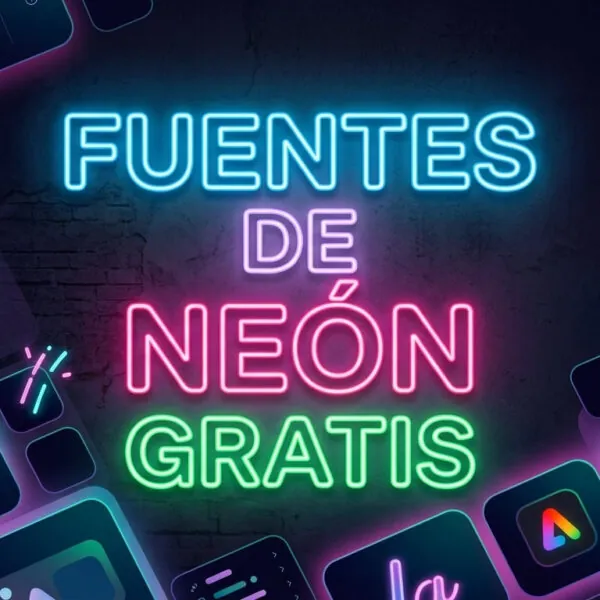 fuentes neon gratis