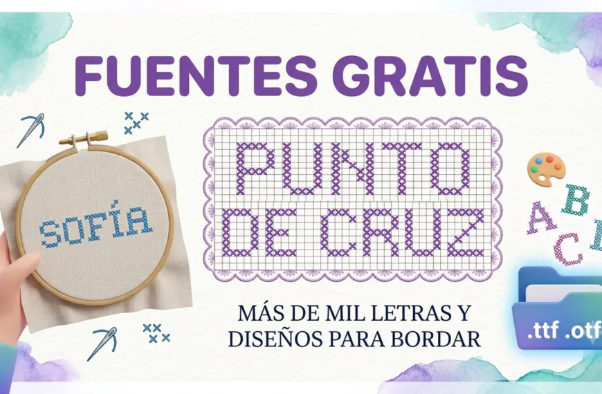 fuentes punto de cruz gratis