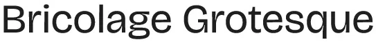 Bricolage Grotesque Google Fonts