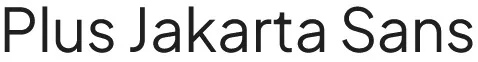 Plus Jakarta Sans Google Fonts